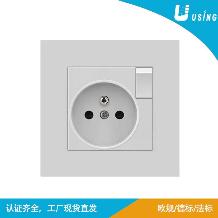 86TYPE-C墙壁插座USB-C充电欧规德式法式欧式146型暗装嵌入式排插