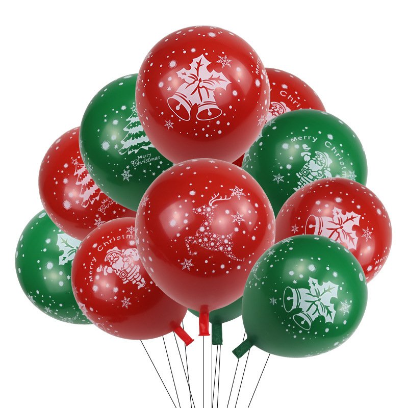 Navidad decoración globo centro comercial aula kindergarten bar KTV Santa Claus partido escena traje diseño