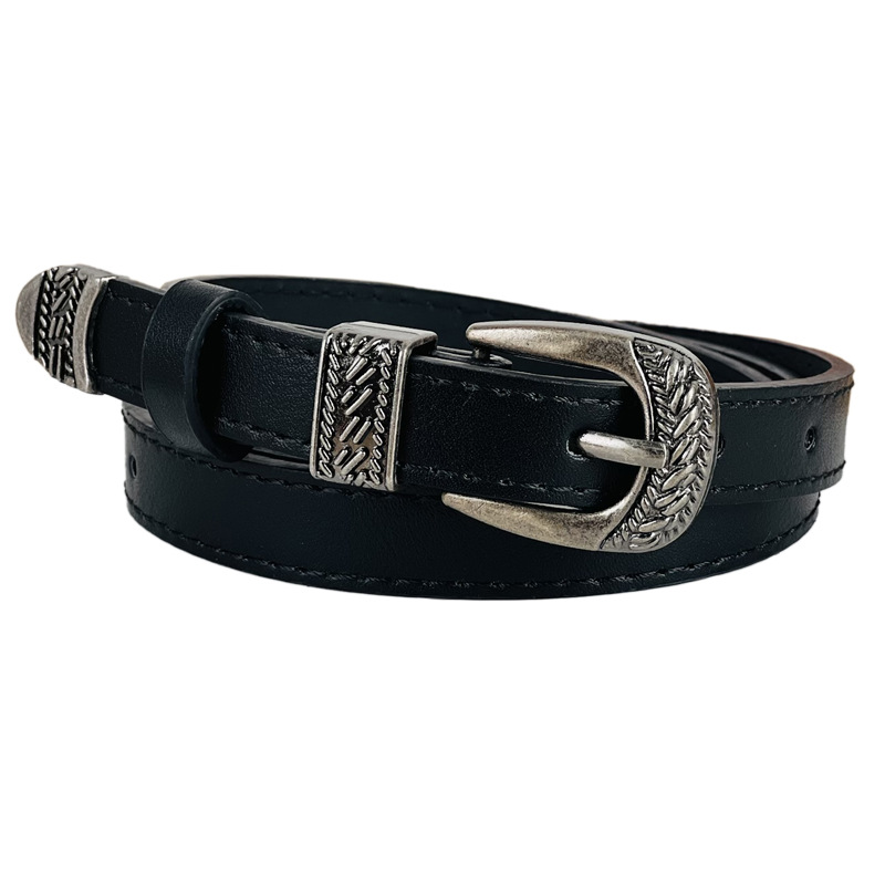 Cinturón para Jeans de Mujer de Cuero PU con Hebilla de Pasador para Ocio y Deportes image 7