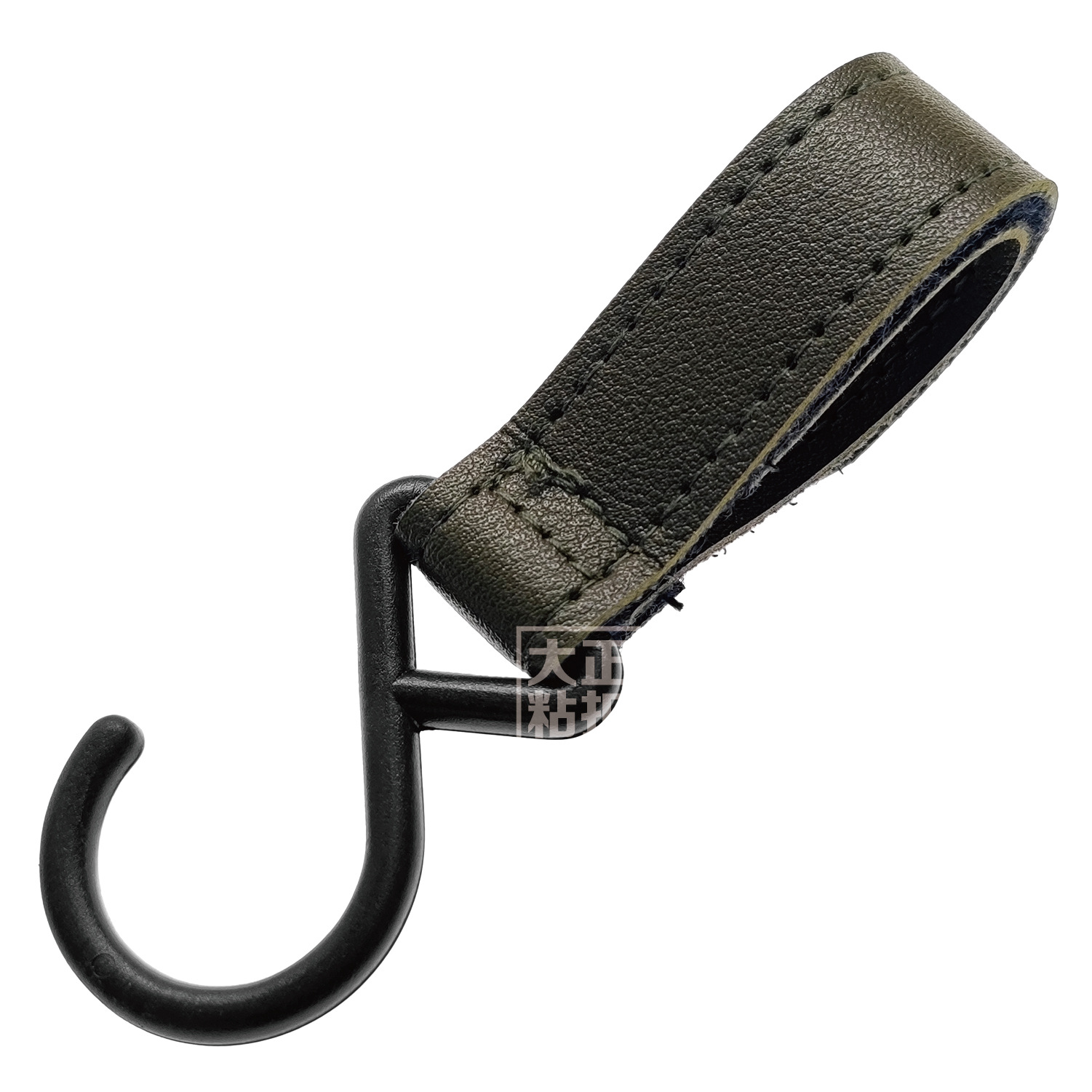 Green (leather plastic hook)