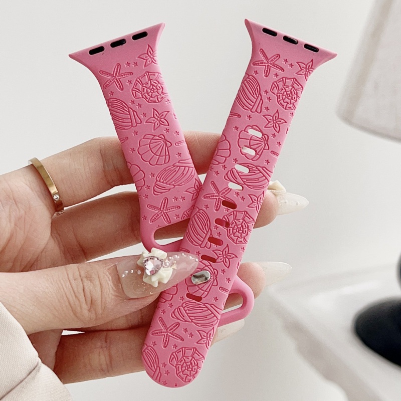 suitable for apple watch strap iwatch beach flower strap apple watch watch strap summer women