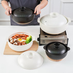 陶研所砂锅 耐高温汤锅 极简炖锅 煲仔饭焖锅 泡面锅 轻量土锅