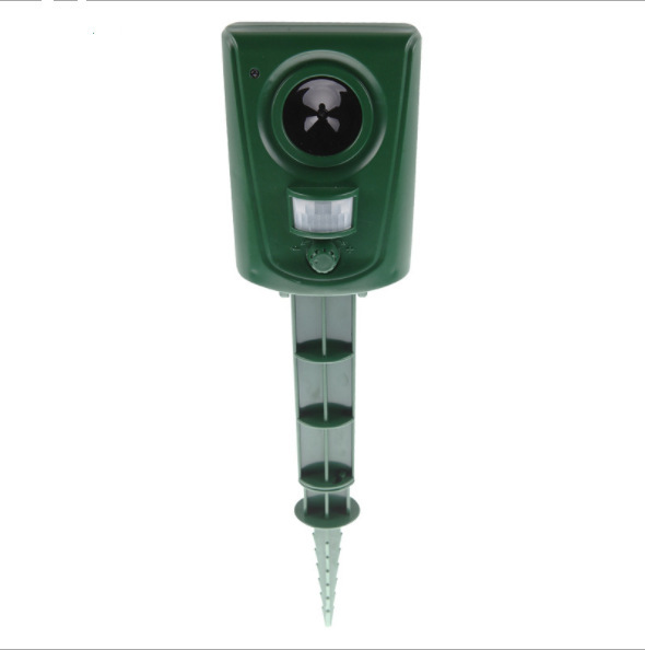 Repelente para perros y gatos, repelente ultrasónico para aves para exteriores, disuasor para jabalíes y ciervos, protección contra mordeduras de orina de perros y gatos. image 8