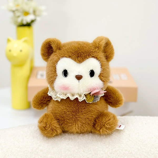 Milk puff table companion series-Brown Bear 16cm