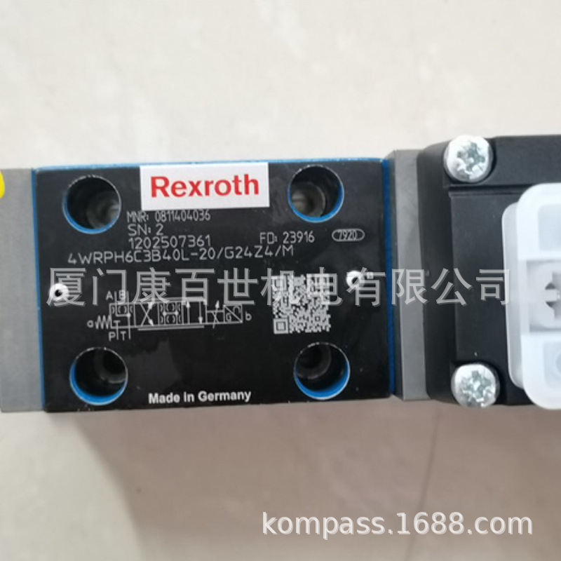 现货供应力士乐比例阀R901496427 4WREE6E16-30/V/24A1