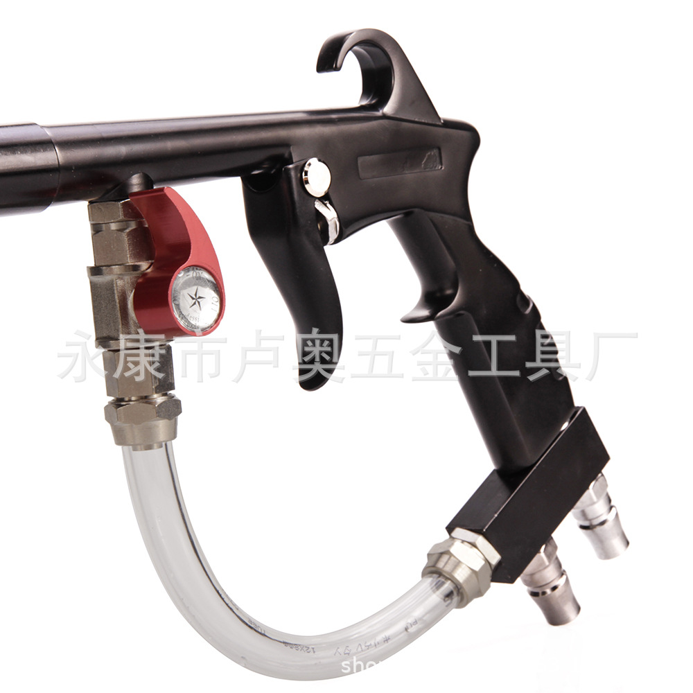 Pistola de limpieza interior con cepillo de limpieza en seco que sopla polvo agua gas mezcla limpieza pistola dragón rollo coche motor pistola de limpieza al por mayor image 4