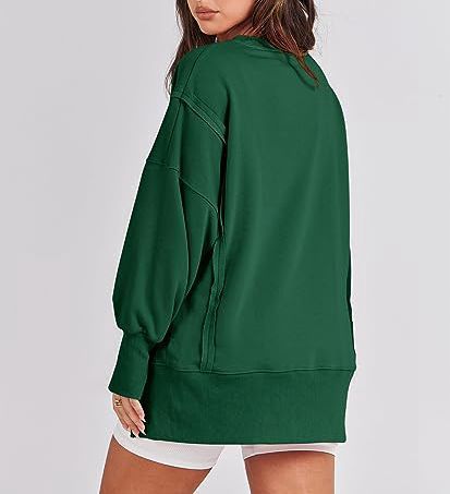 Solid Oversized Sweatshirt