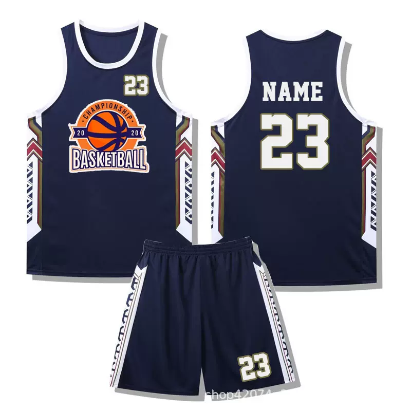 美式篮球服套装印制男女情侣大学生训练团队比赛球衣背心一件批发