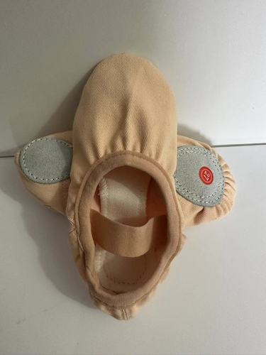 Intermediate elastic soft-soled dance shoes designated for professional dance academies, ballet performance, training, and examination.
