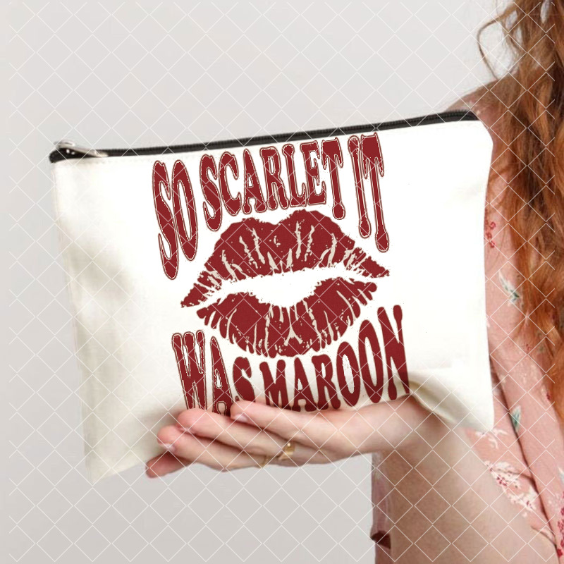 Taylor Music Swift álbum impreso lienzo cosmético bolsa monedero de la moneda de las mujeres bolsa de lápiz transfronterizo comercio exterior