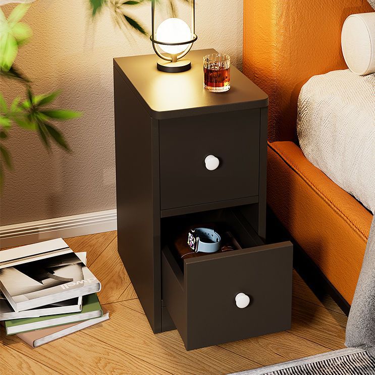 Simple Modern Bedside Cabinet for Small Apartments, Bedroom Storage Cabinet, Mini Ultra-Narrow Small Bedside Cabinet