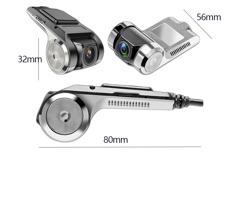 Popular Foreign Trade Metal Car-Mounted Android Large-Screen USB Dashcam with Adas Driving Assistance