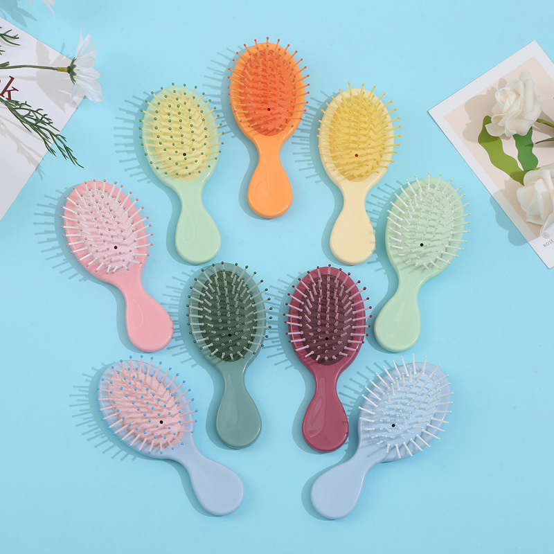 Cute Simple Air Bag Comb Mini Portable Home Student Dormitory Anti-Static Girl Heart Air Cushion Comb Massage Comb