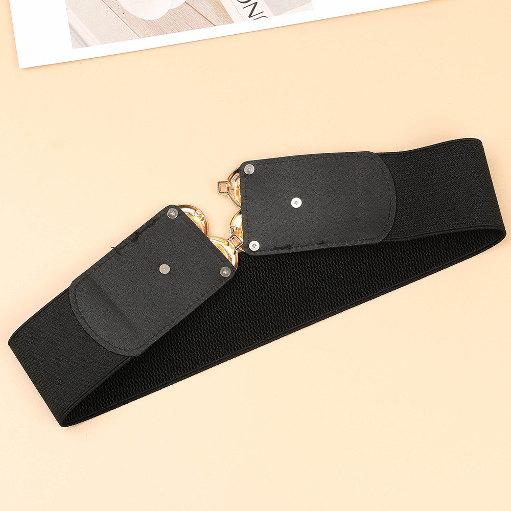 Elastischer Breiter Taillengürtel Modisches Accessoire Für Damen_voghion.com