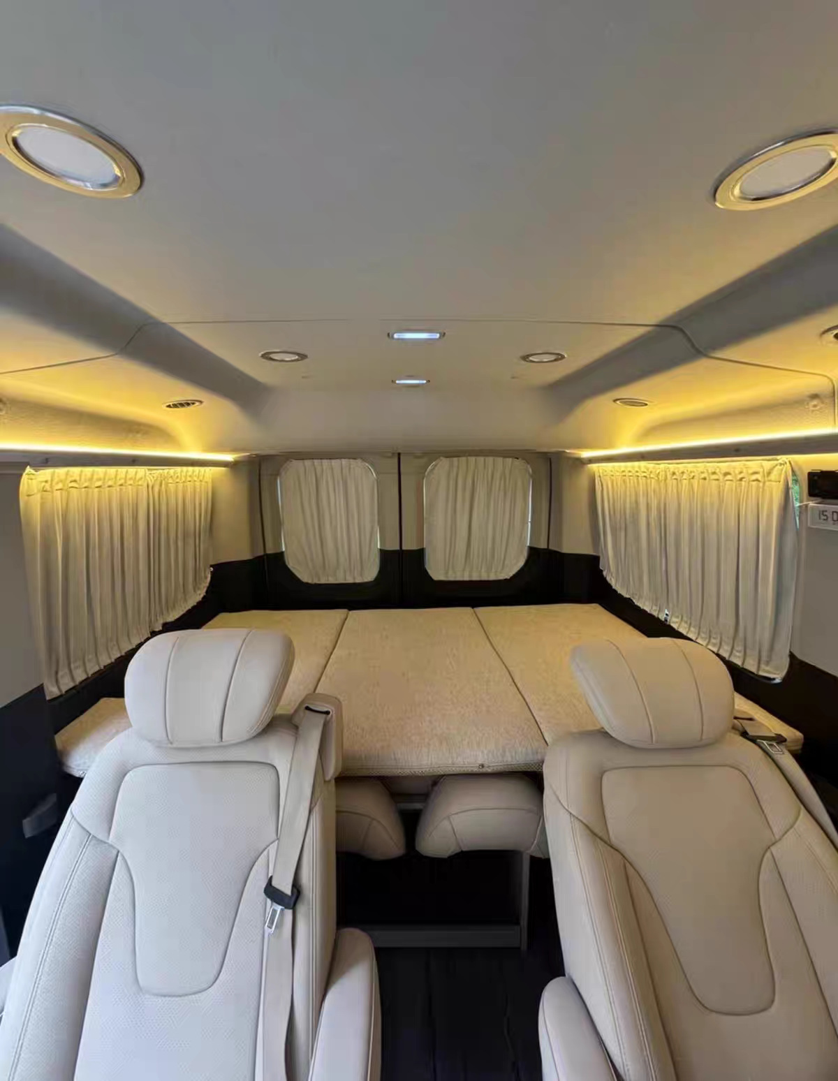 Dana V1 Dana M1 camping car front and rear partition curtains, suede air conditioning curtains, sun protection and heat insulation curtains