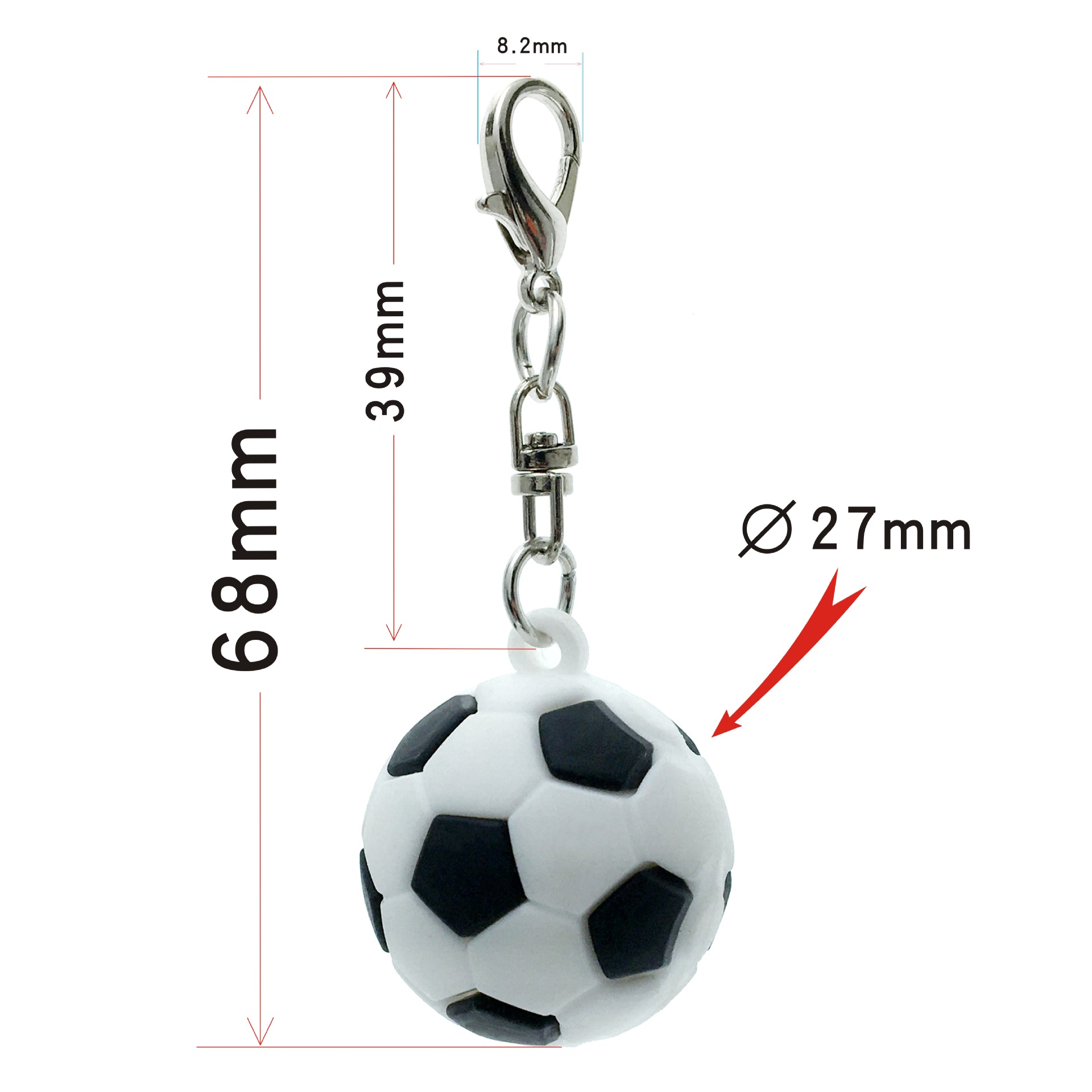 小足球-小龙虾扣尺寸图-1