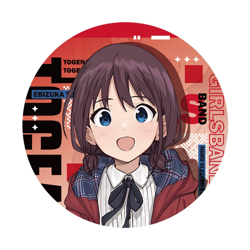Cry Girl Band GirlsBandCry Anime Tongren Hero Ren Ren Rennan и 昴 Лазерная нашивка 唧 唧 唧 唧 唧