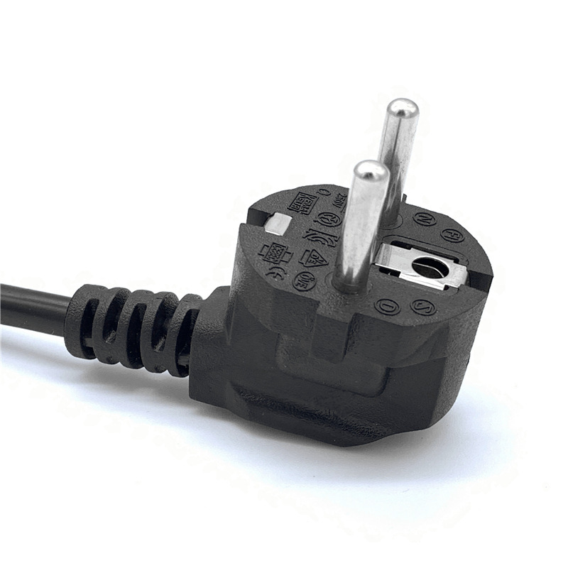 1.5-meter European-standard three-core power cord for printers, computers, and monitors