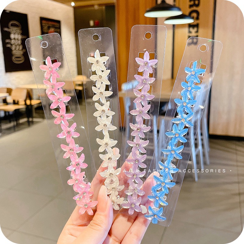 Cross-border Children's Hair Clips, Braided Flower Hairpins, Mini Cute...