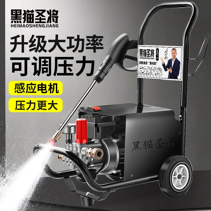 Черная кошка Shengqi мойка автомобиля высокого давления водяной насос мойка машины 220v водяной пистолет бытовой мощный автоматический мойщик артефакт