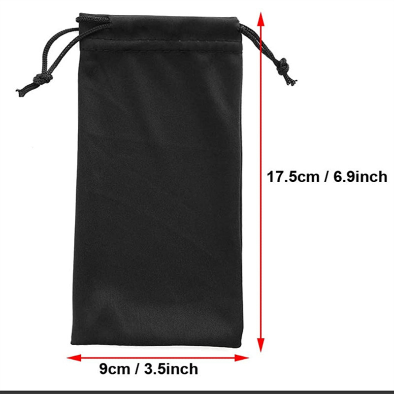 Glasses Accessories Frame Cloth Bag Black Knitted Glasses Bag Sunglasses Flat Glasses Frame Cloth Bag Accessories