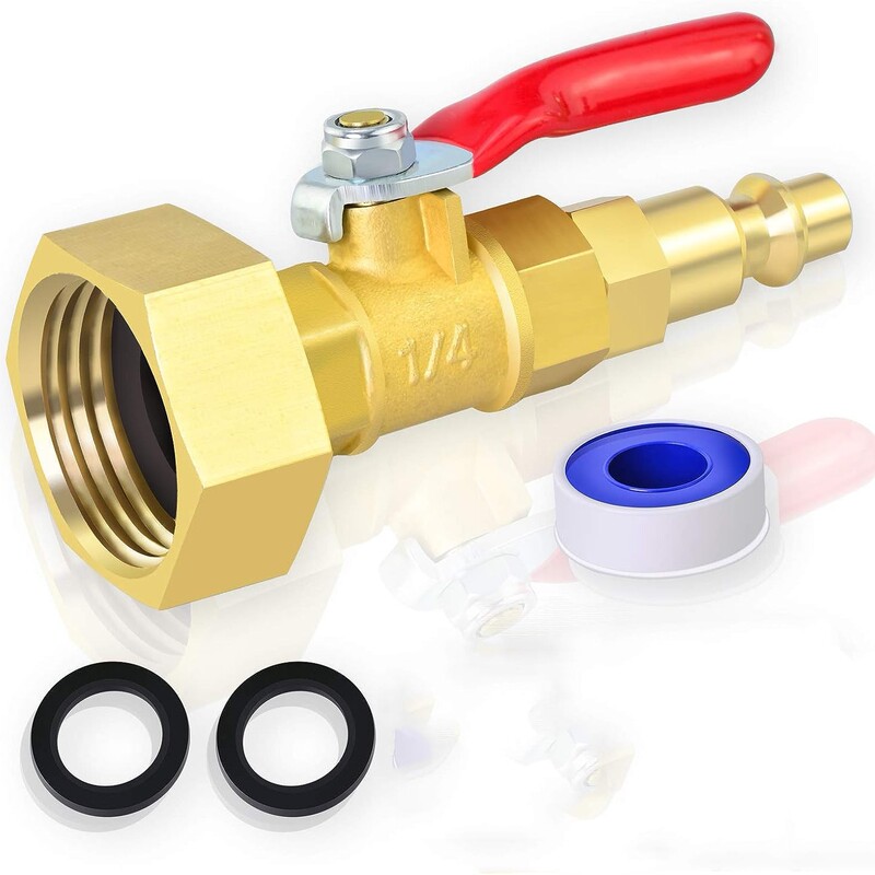 Rv Internal Threaded Water Pipe Repair Extension Direct Faucet to Standard Quick-Connect Car Wash Water Gun Quick Connector