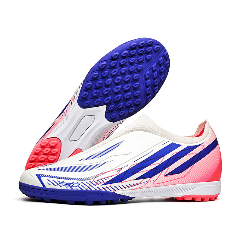 Zapatillas de Fútbol Sin Cordones F50 Suela de TPU y Tejido Amortiguación para Césped Natural y Artificial