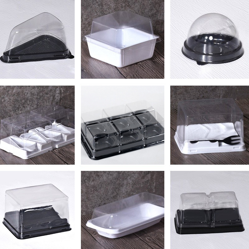 Desechable para hornear nieve Meiniang caja de embalaje caja de pastel de queso mousse tiramisú caja de embalaje caja de ampolla de alimentos