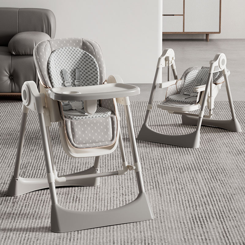 Silla de comedor para bebés multifuncional plegable doméstica portátil para bebés mesa de comedor asiento para niños mecedora silla de alimentación