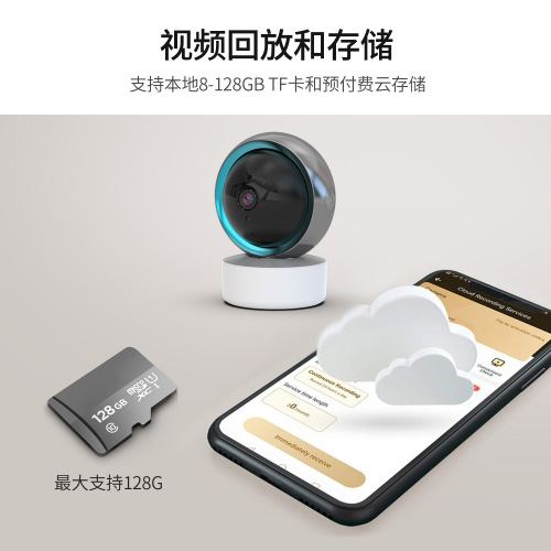 Tuya Smart Camera Smart Home Device WiFi Remote Night Vision Ultra-HD Camera Smart Monitor
