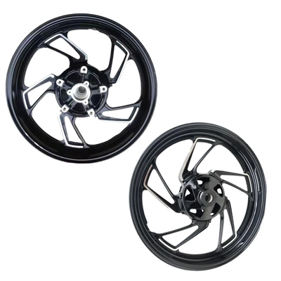Motorcycle wheel hub Steel Ring Rear Steel Ring - a-pair-of-front-and-rear-original-factory
