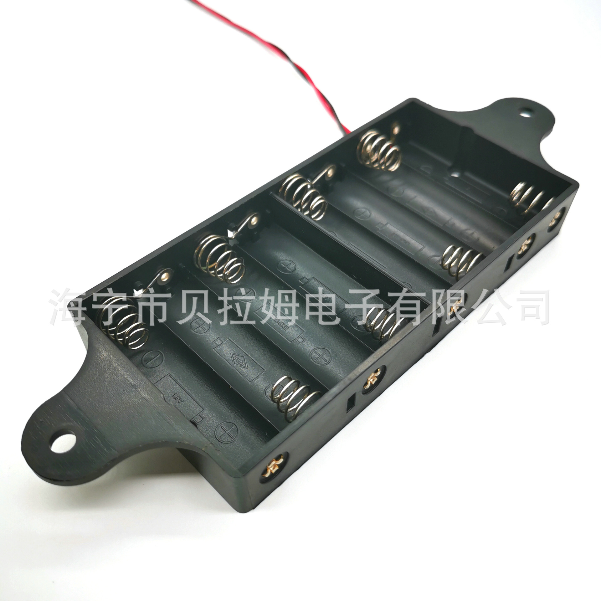 8AA五号八节5号8节UM3*8并排带耳朵导线电池盒