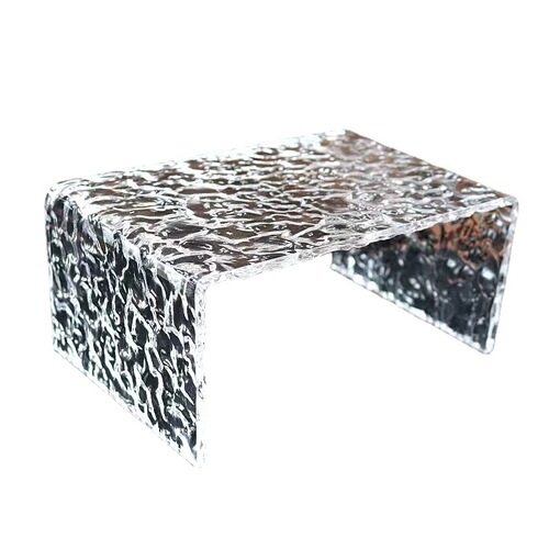Acrylic dessert buffet food display rack wave pattern cold buffet snacks tea break table setting set props