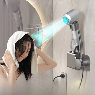 高文海 Lazy hair dryer bathroom bathroom free punching hair dryer stent waterproof storage shelves
