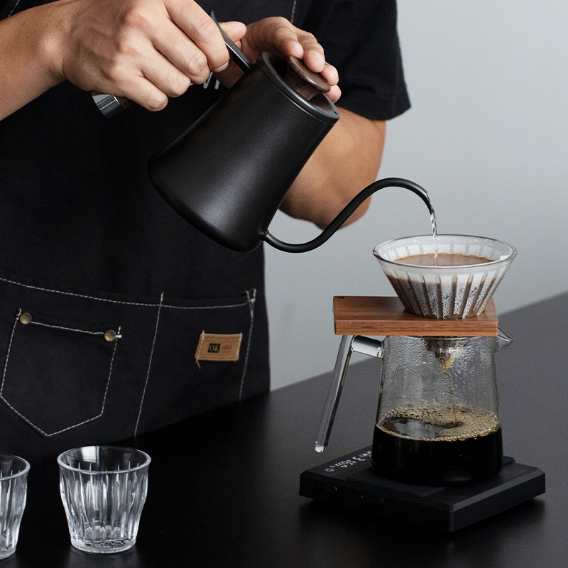 MAX conjunto de café de fabricación manual molino de frijoles de mano para compartir tazas de café de escala electrónica caja de regalo de alta gama