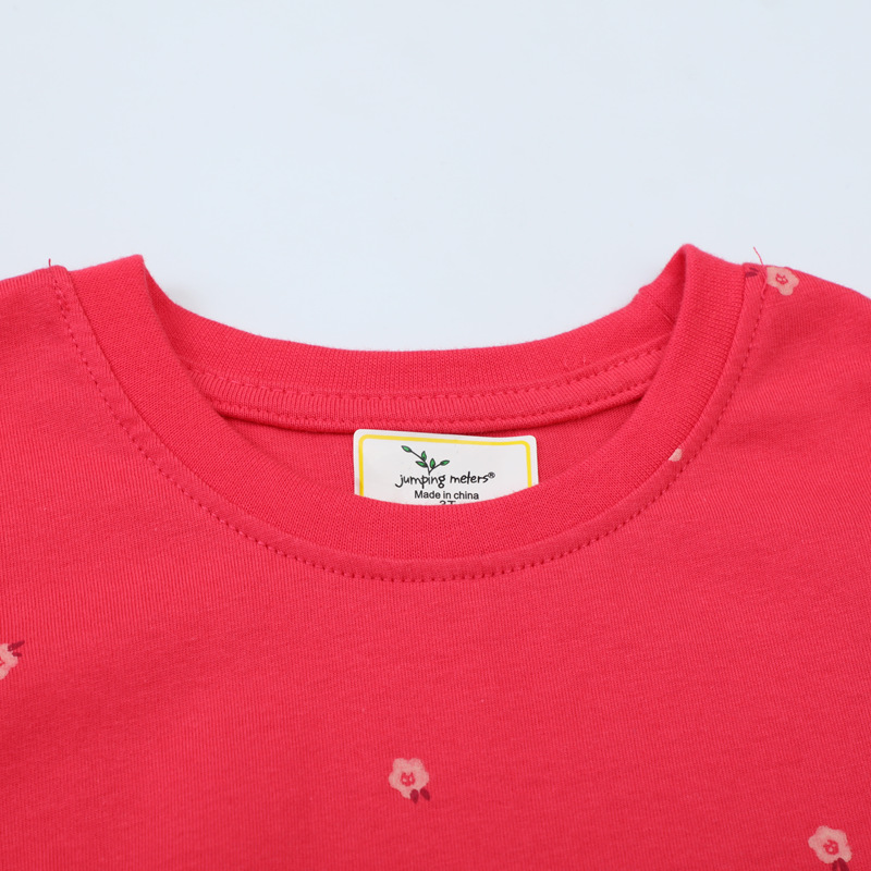 Otoño europeo y americano niñas Vestido de manga larga niños vestido lindo hogar niñas punto de algodón falda de otoño