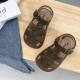 2025 summer new female children's casual baotou sandals big children's students roman shoes children's shoes wholesale