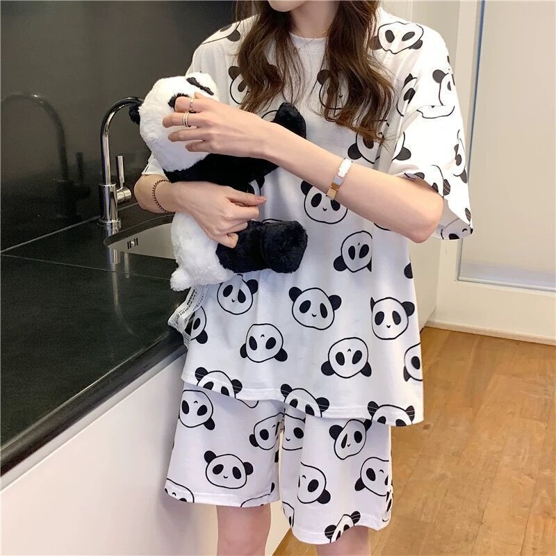 Conjunto de Dos Piezas de Verano 2025 para Mujer, Estilo Nuevo, Manga Corta, Pantalones Cortos, Delgado, para Estudiantes, Primavera y Verano, Ropa Informal a la Moda image 10