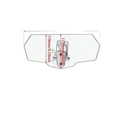 Motosiklet ləvazimatları və aksesuarları, Windshield, Universal Retrofit