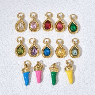 �W�����P�12������ʯ���˹�DIY��ɫС�����t�������18K�����