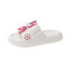 Strawberry platform, summer slippers, fashionable cute footwear for beloved, non-slip slide