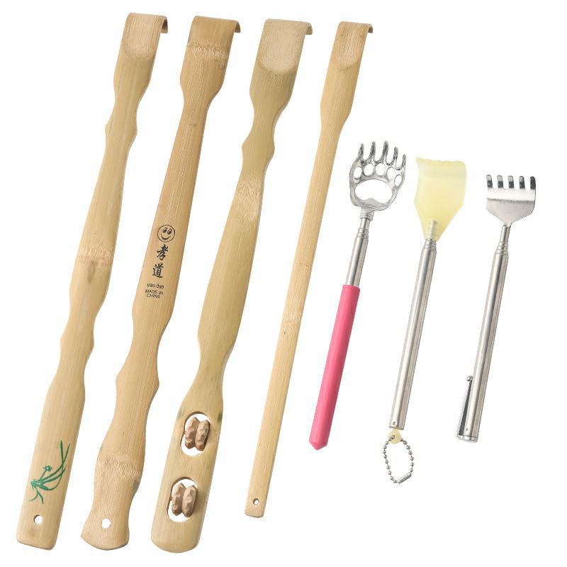 Hogar múltiple retráctil de acero inoxidable Nuevo bambú universal que no le pide a la gente que haga cosquillas y rasque la espalda de bambú rascarse y aliviar la picazón