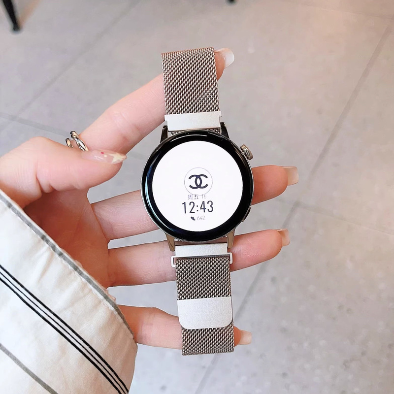 Samsung watch4/5/6/7 ウォッチミラネーゼストラップ Active2 グラデーション GearS3/S4 調整可能に適しています。|undefined