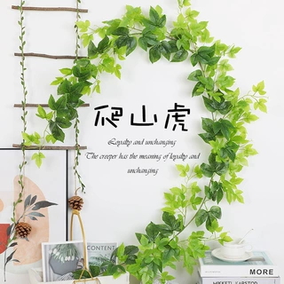 仿真常春藤树叶假花藤条空调管道装饰遮挡吊顶塑料藤蔓绿植物绿叶