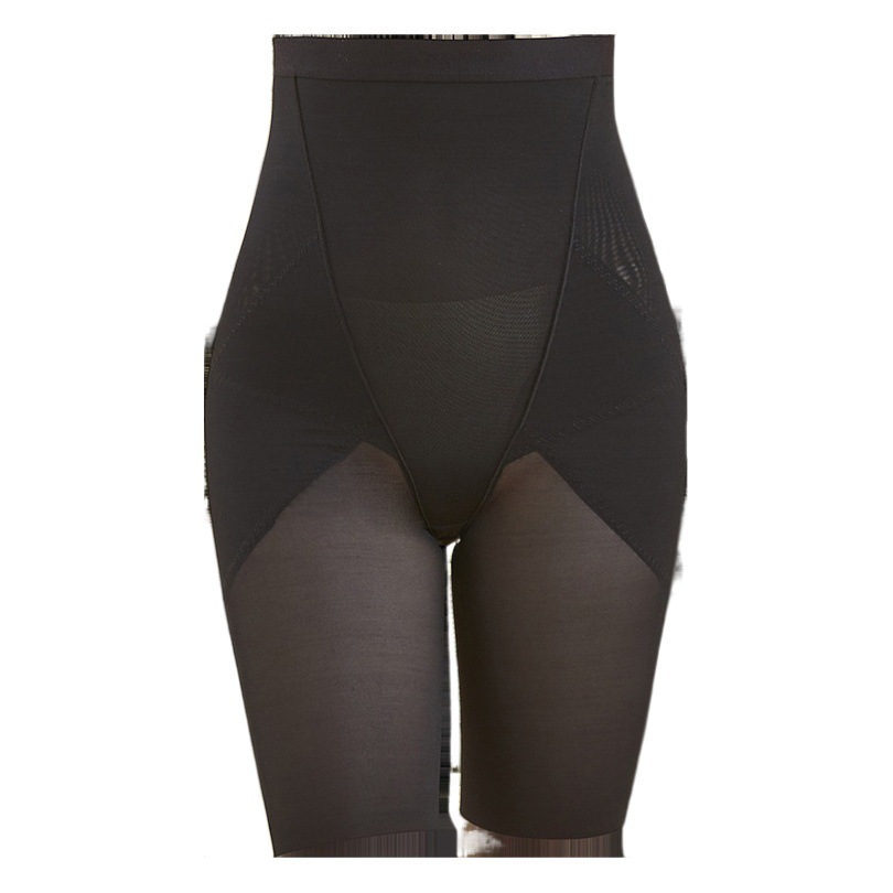 Malla transpirable de cintura alta cuerpo que forma los pantalones postparto corrección pélvica corsé pantalones cadera levantamiento cuerpo que forma pantalones flacos