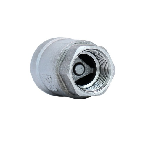 201/304 stainless steel vertical check valve H12 threaded internal thread spring check valve