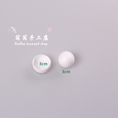 Blanco poli dragón tamaño sólido hueco bola de espuma DIY material boda ventana apoyos bola ESTRELLADO