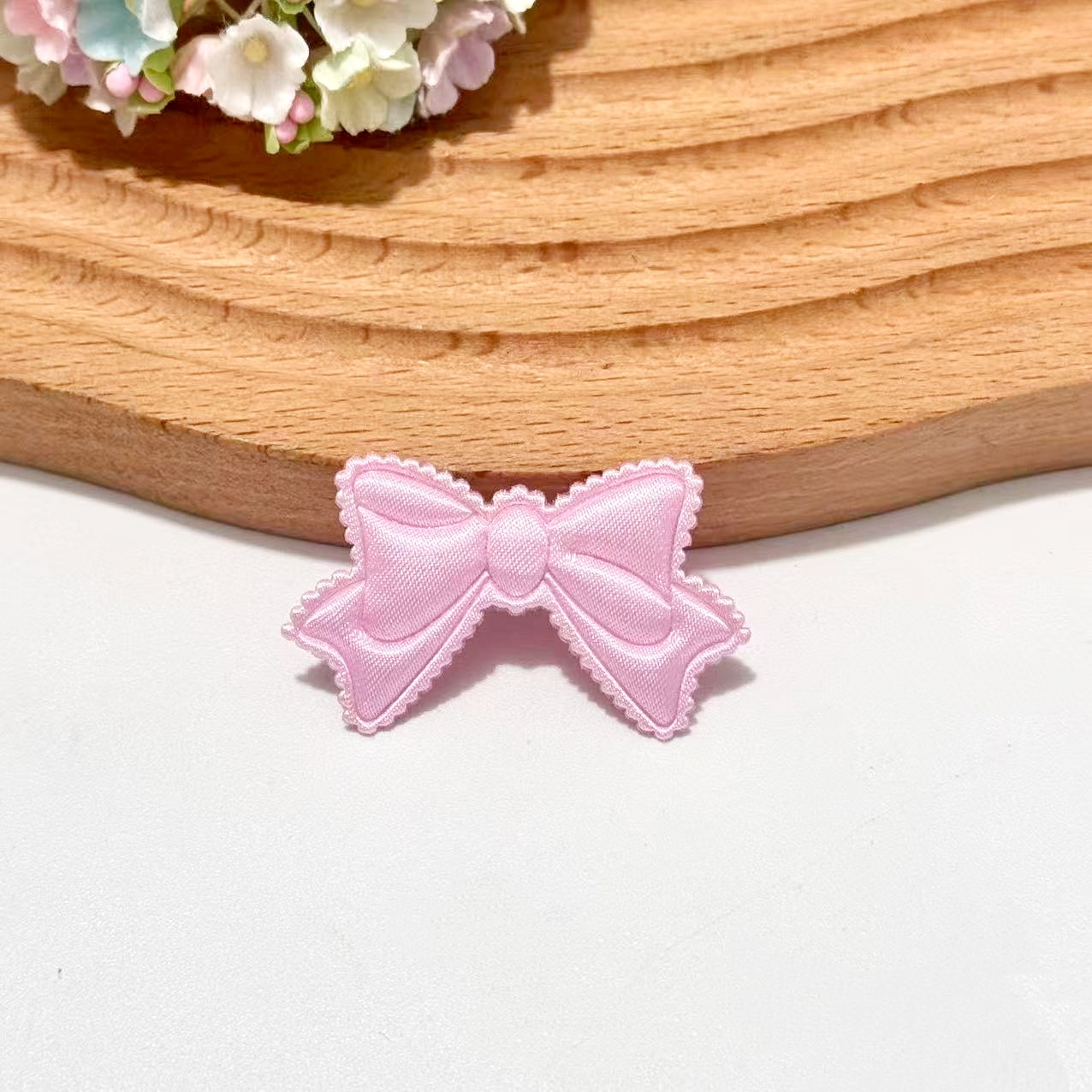 With bow, fuchsia