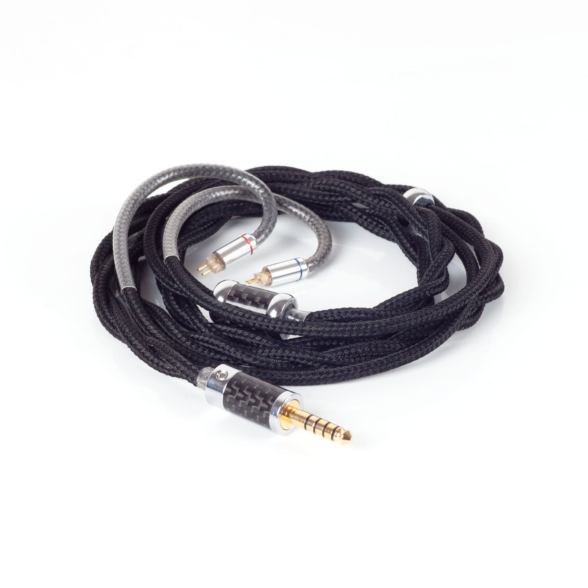 Single Crystal Silver Single Crystal Copper Mixed 2-strand Braided HIFI Headset Upgrade Wire 4.4.0.78mmcx Headset Upgrade Wire