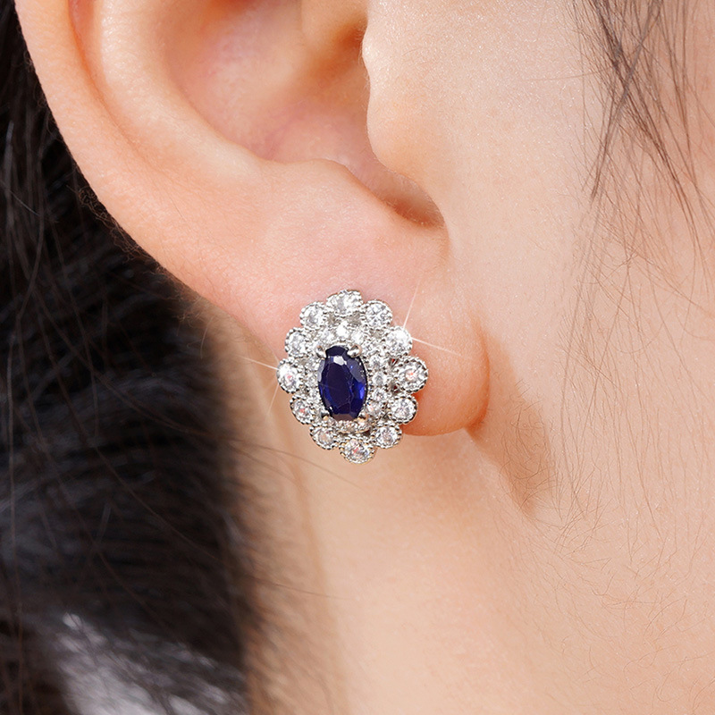 Cao Shi moderne naušnice s motivom suncokreta i carice udovice, isti stil, klasične modne i atmosferske naušnice_voghion.com